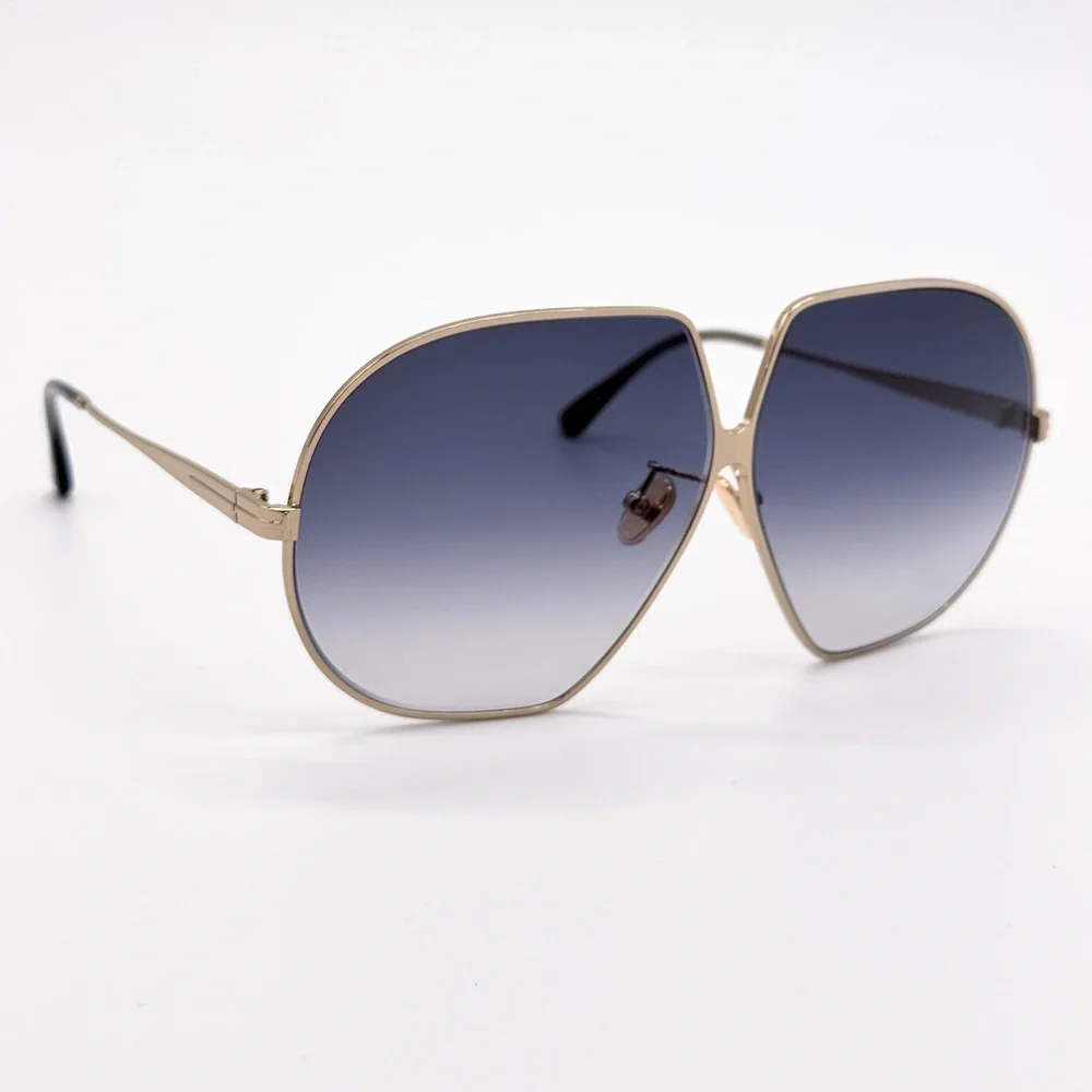 NEW TOM FORD TF785 28B GOLD OVERSIZED SUNGLASSES TARA FT0785/S TOM FORD EYEWEAR
